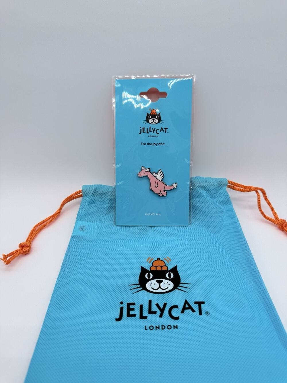 New Authentic Jellycat Duskrise Dragon Collectors Pin Jellycat Perks Exclusive